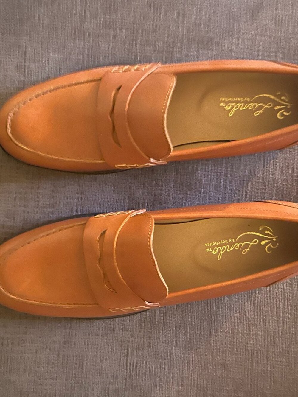 Tan leather Seychelles Liendo penny loafers - Size 7 - New